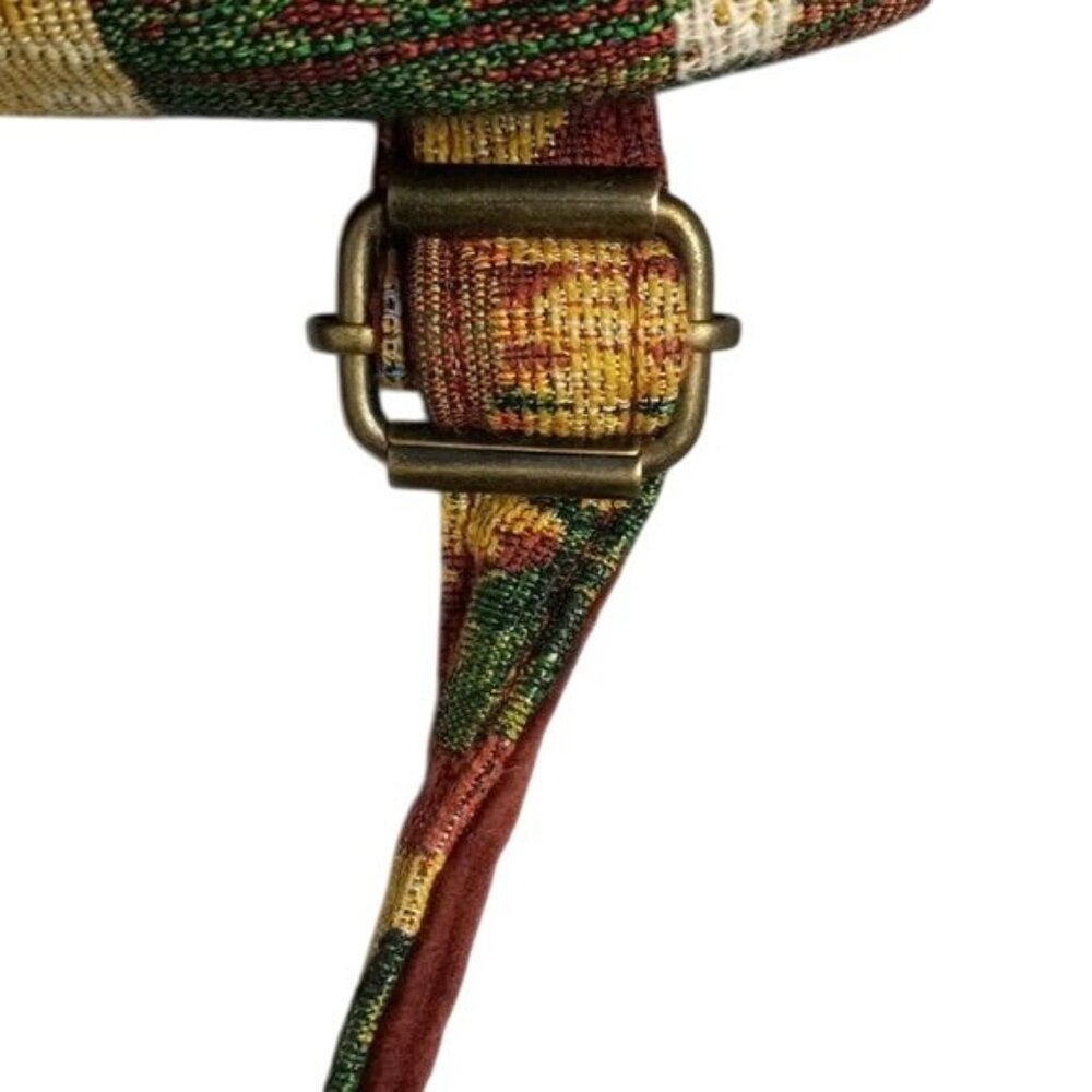 Paul Brent Backpack Bag Floral Tapestry Double Straps Top Handle - Picture 8 of 12